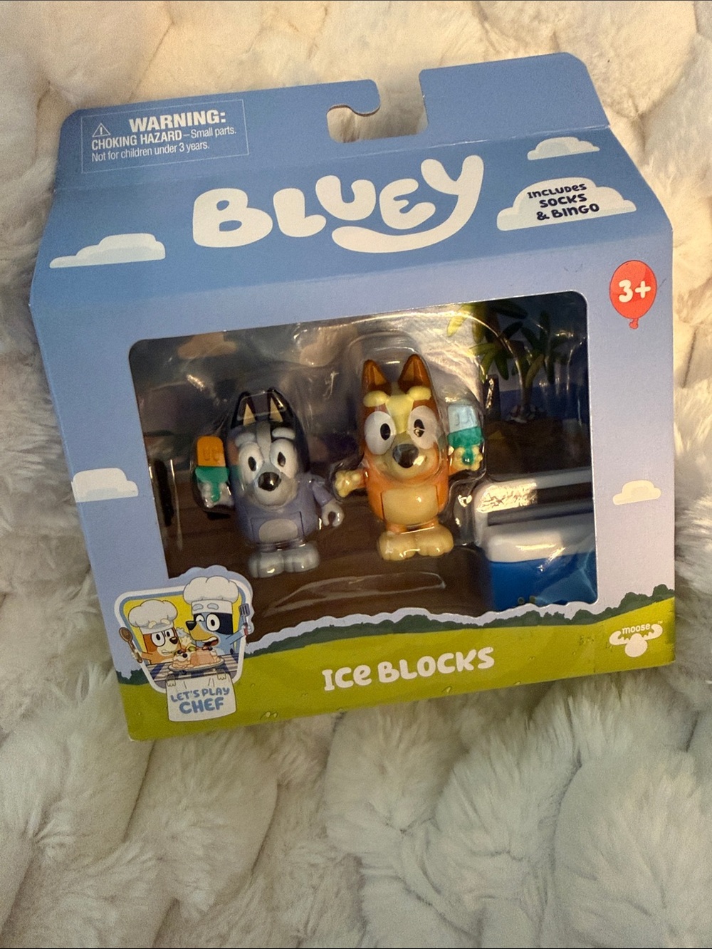 Bluey Ice Blocks Playset with Socks & Bingo